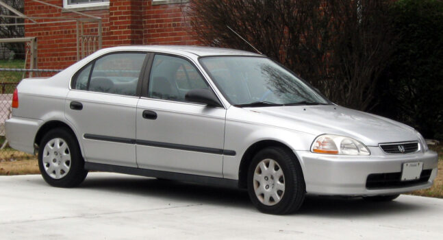 Honda Civic (1996-2000) – boîte à fusibles