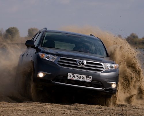 Toyota Highlander XU40 (2009-2010) – boîte à fusibles