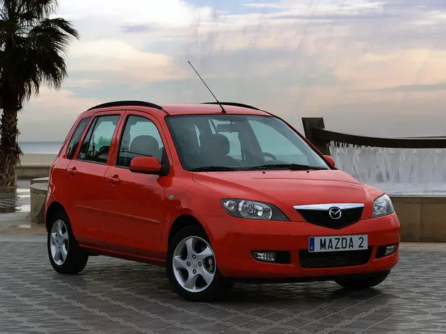 Mazda 2 DY (2003-2007) – caixa de fusíveis