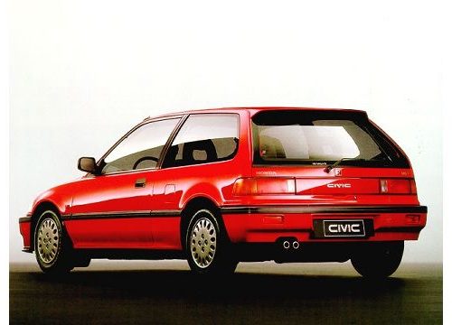 Honda Civic (1988-1991) – boîte à fusibles