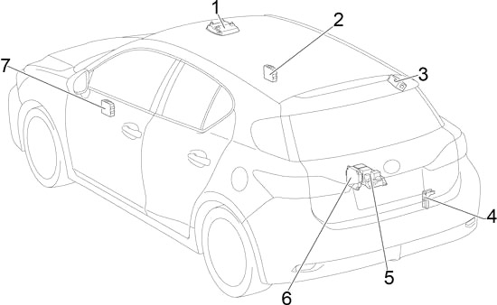 Lexus CT200h A10 (2011-2017) - Boîte à fusibles