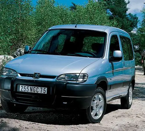 Peugeot Partner VP (2002) – boîte à fusibles